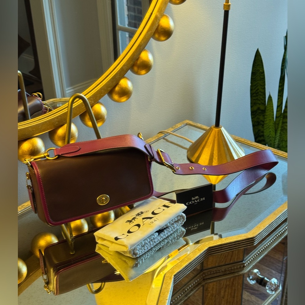 AUTHENTIC Coach Dinky Colorblock - Limited Edition GloveTanned Leather Bag - Picture 3 of 15